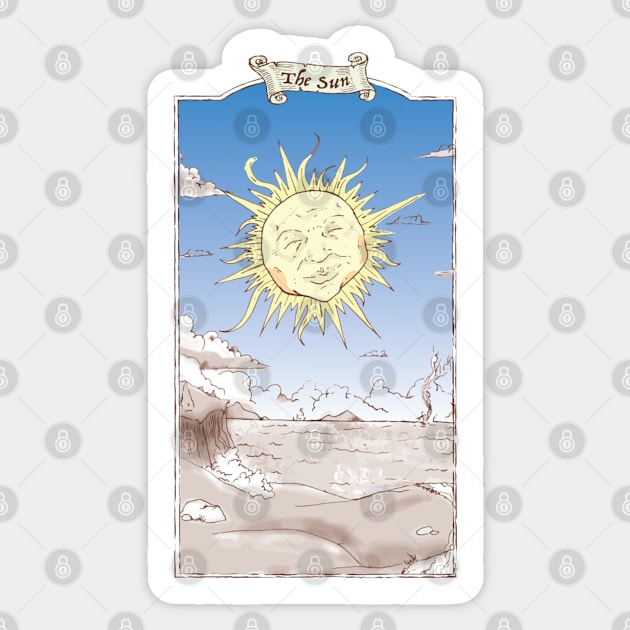 Sun Sticker by LostColoniesLarp